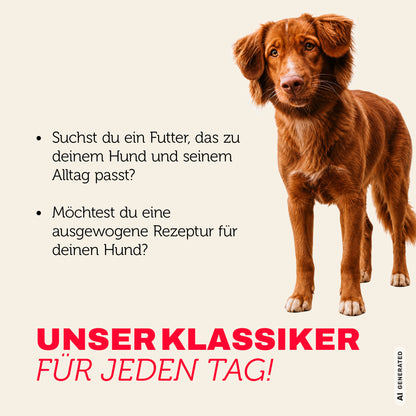 Hundefutter Klassiker für jeden Tag - ausgewogen und mit mehr Genuss