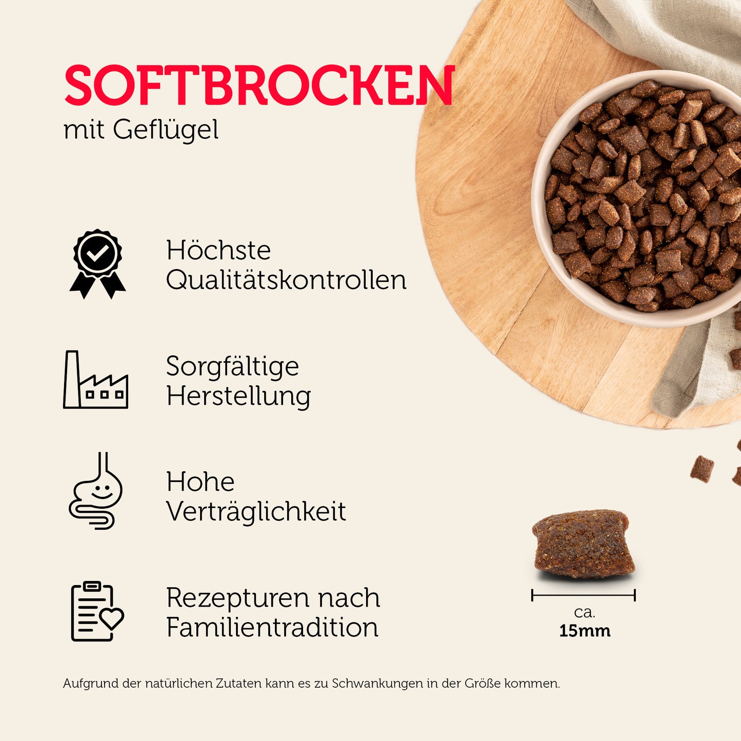 Trockenfutter für Adult-Hunde - Soft Benefits