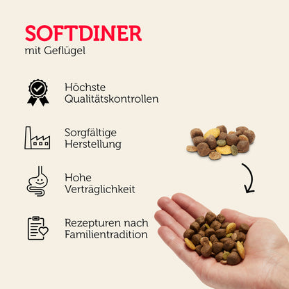 Trockenfutter für Adult-Hunde - Soft Benefits