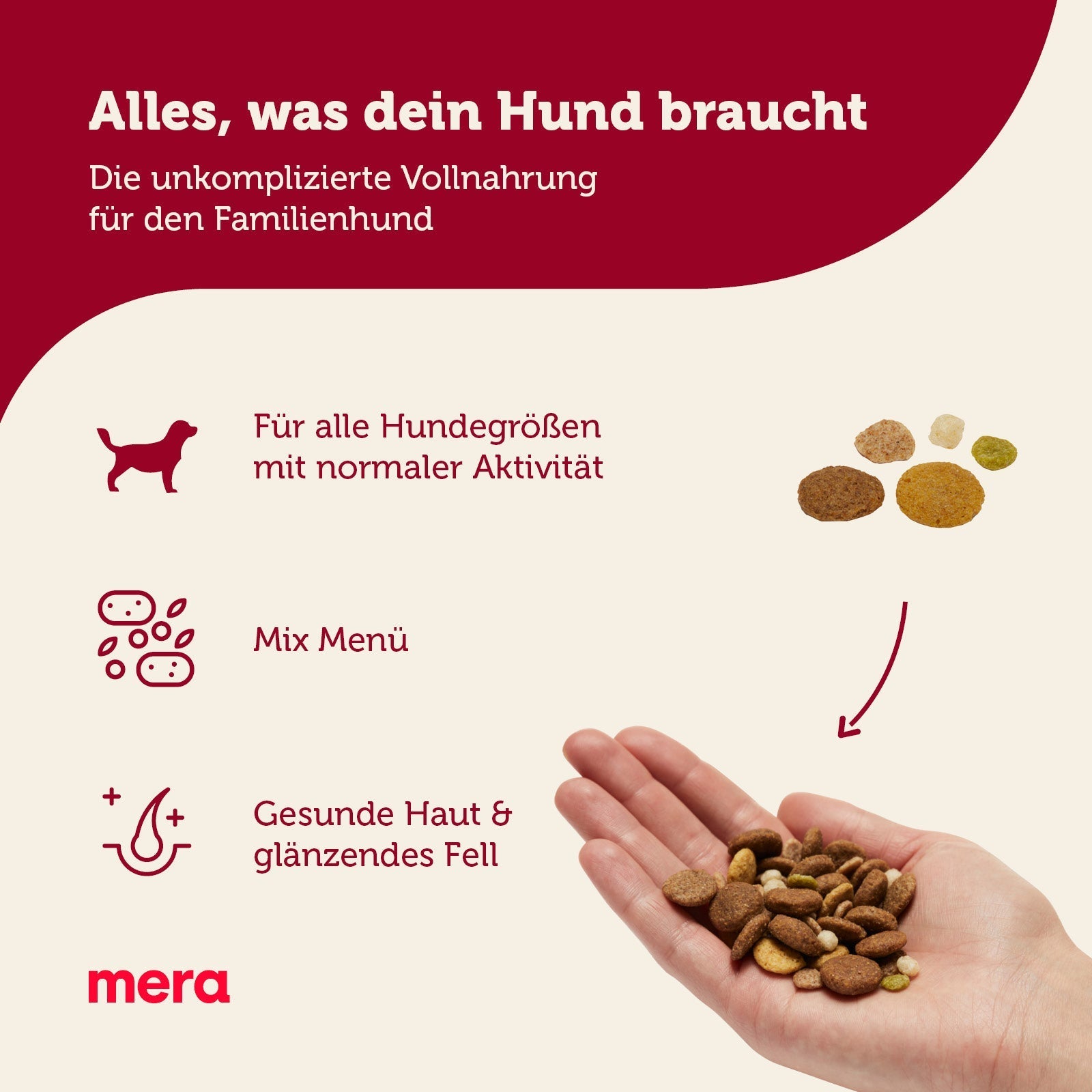 mera essential Univit Mix Menü Produktvorteile