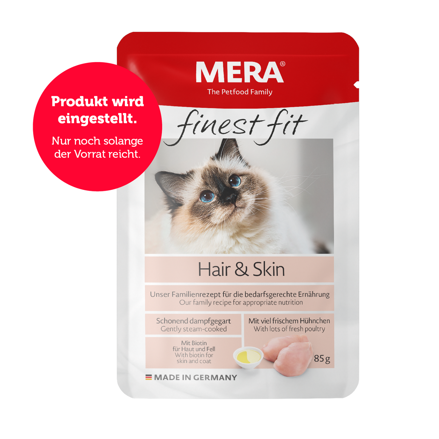 mera finest fit Hair&Skin Nassfutter Auslistung