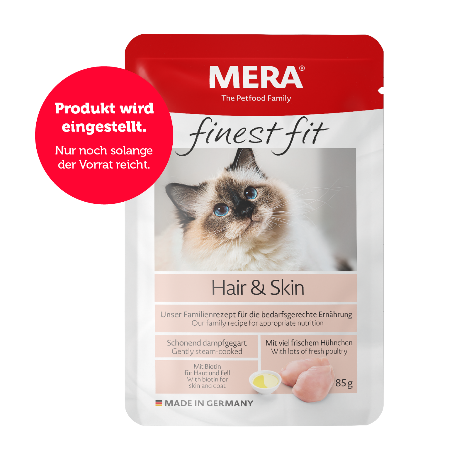 mera finest fit Hair&Skin Nassfutter Auslistung