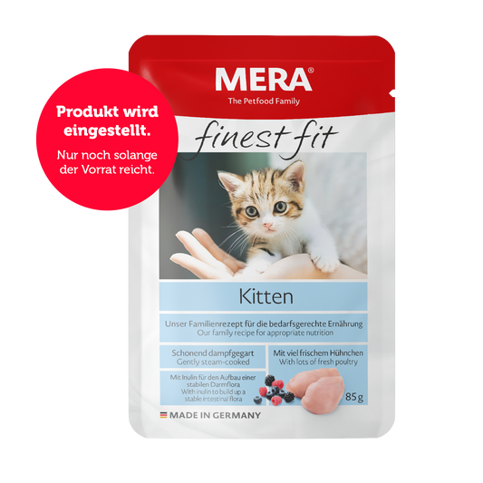 mera finest fit Kitten Nassfutter Auslistung