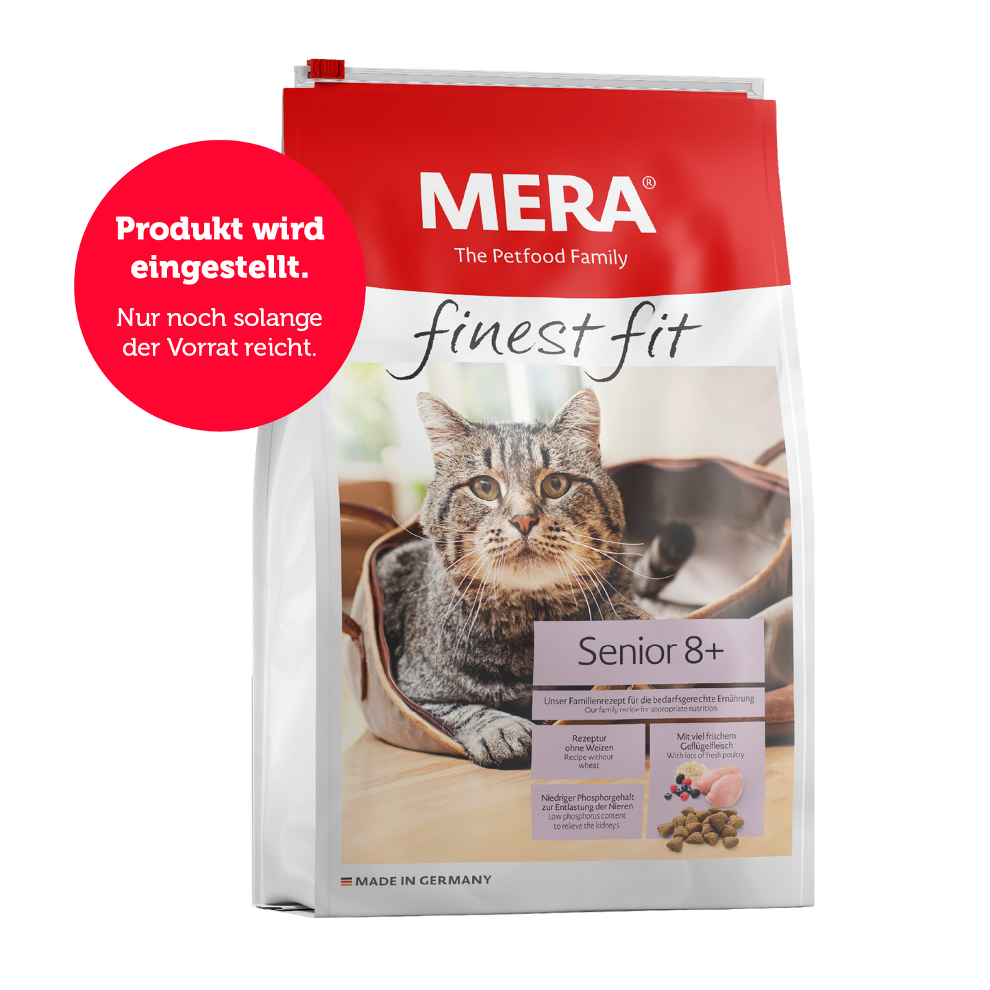 mera finest fit Senior Trockenfutter Auslistung