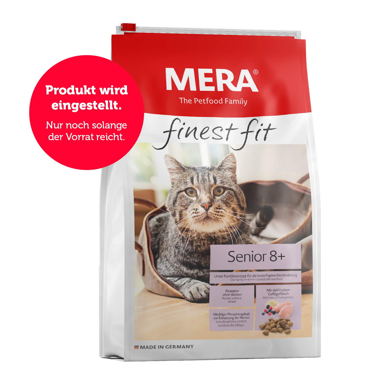 mera finest fit Senior Trockenfutter Auslistung