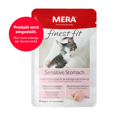 mera finest fit Sensitive stomach Nassfutter Auslistung