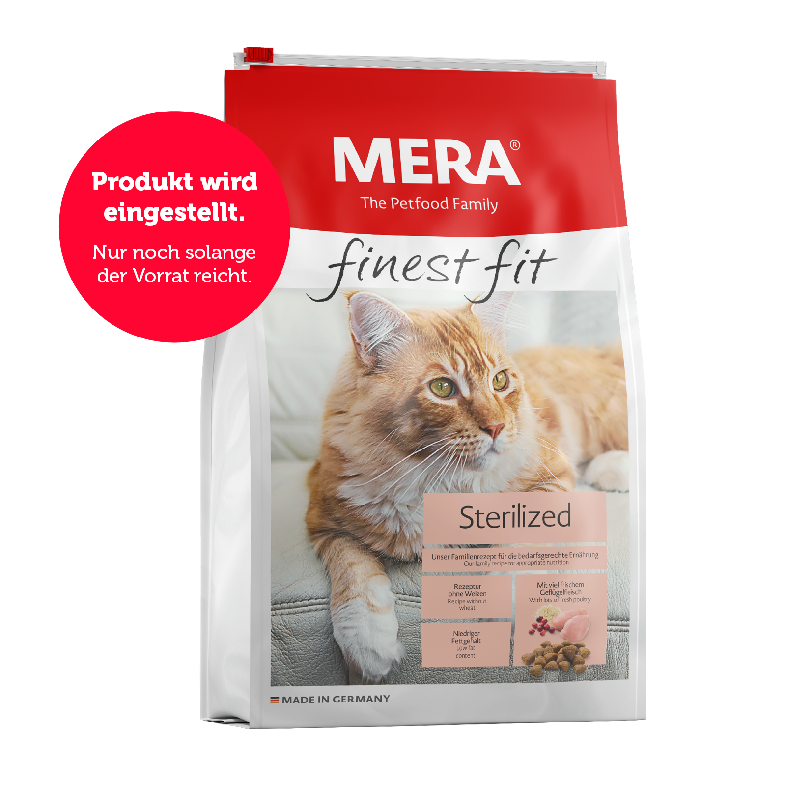 mera finest fit Sterilizes Trockenfutter Auslistung