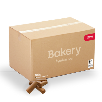 mera Bakery Kaubarren 10kg Verpackung mit Kaubarren 