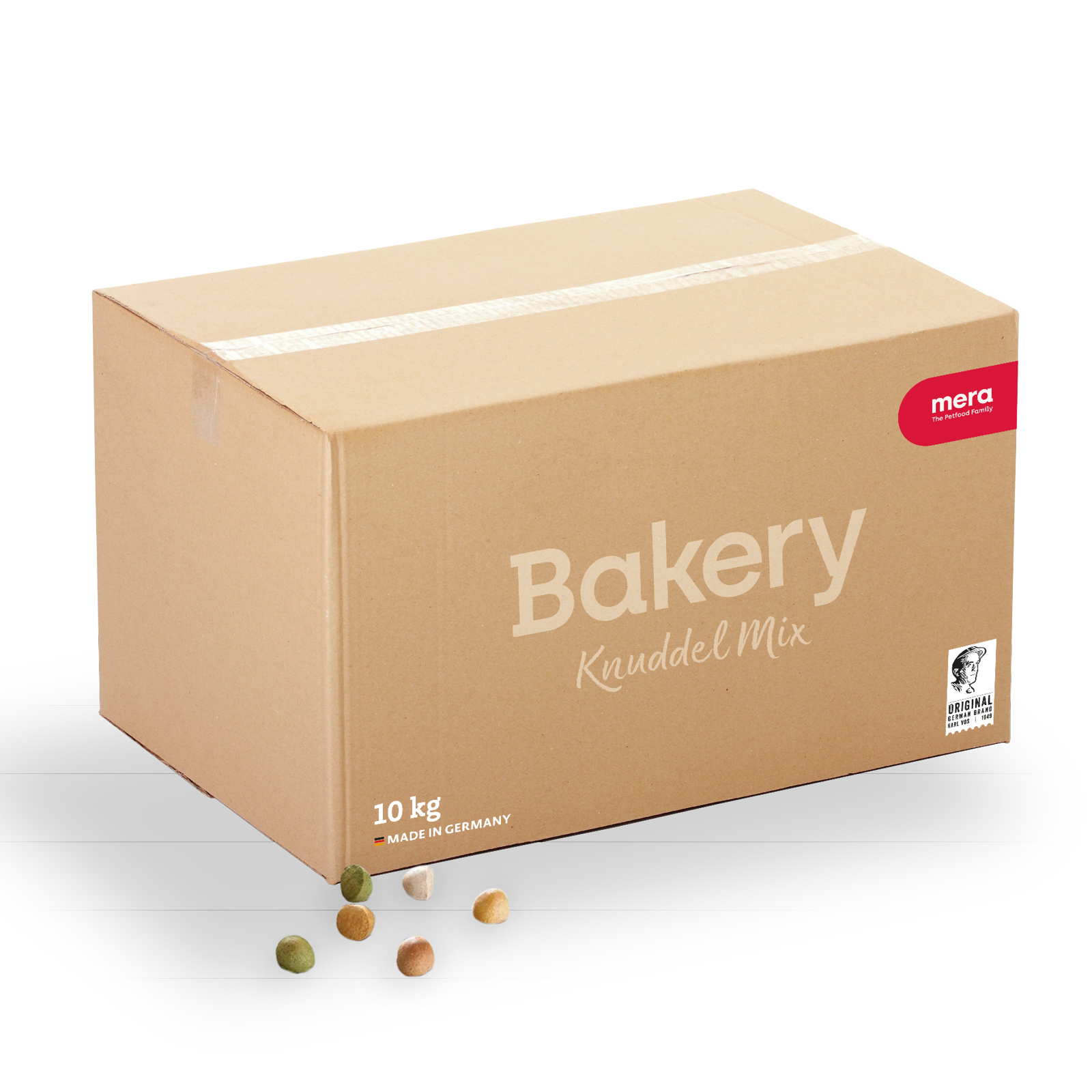 mera Bakery Knuddel Mix 10kg Verpackung mit Knuddel Mix