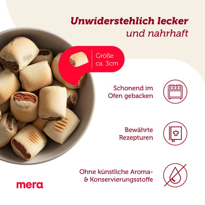 mera Bakery Meaty Rolls Mix Produkteigenschaften
