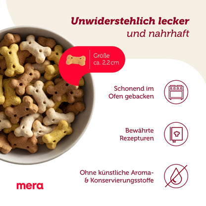 mera Bakery Puppy Knochen Mix Produkteigenschaften