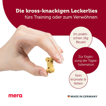 mera Bakery Puppy Knochen Mix Produktvorteile