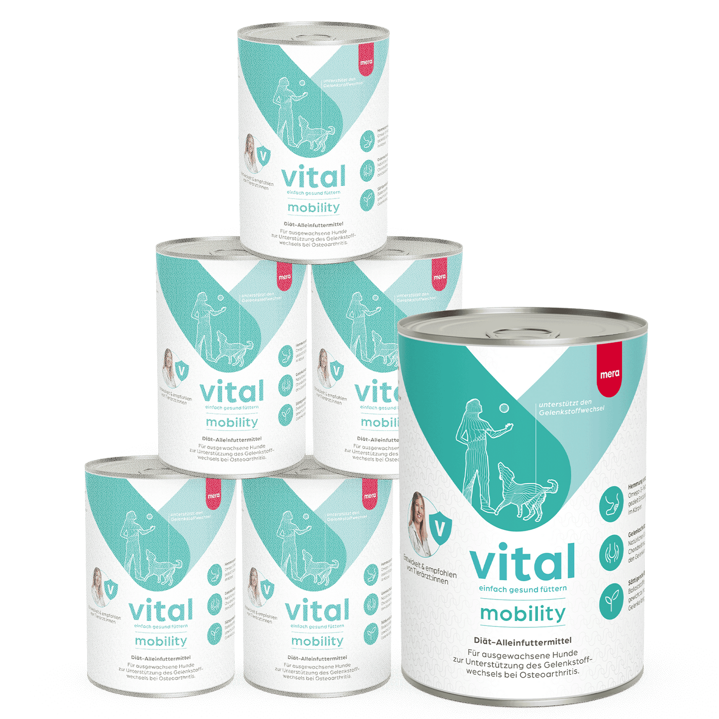 mera vital Hund mobility Nassfutter Pyramide