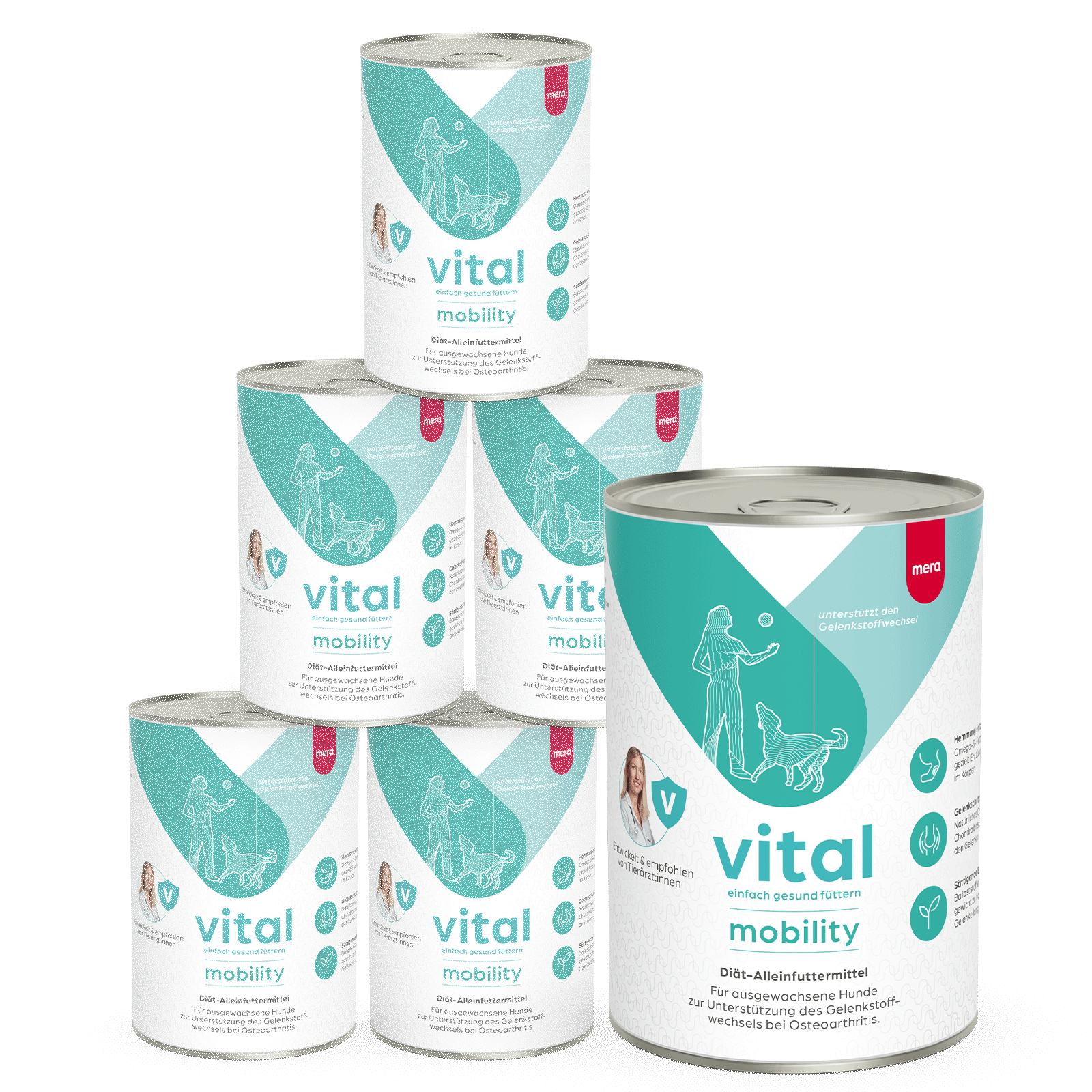 mera vital Hund mobility Nassfutter Pyramide