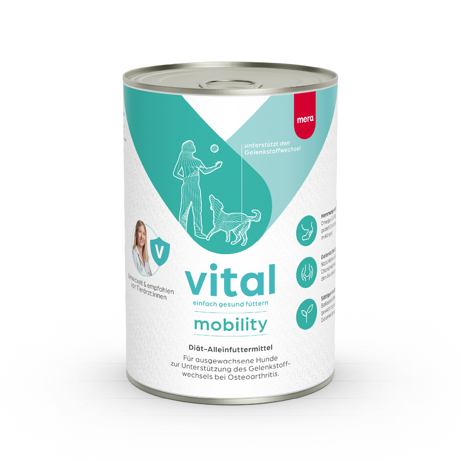 mera vital mobility Hund Nassfutter Verpackung