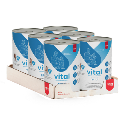 mera vital renal Hund Nassfutter Verpackung
