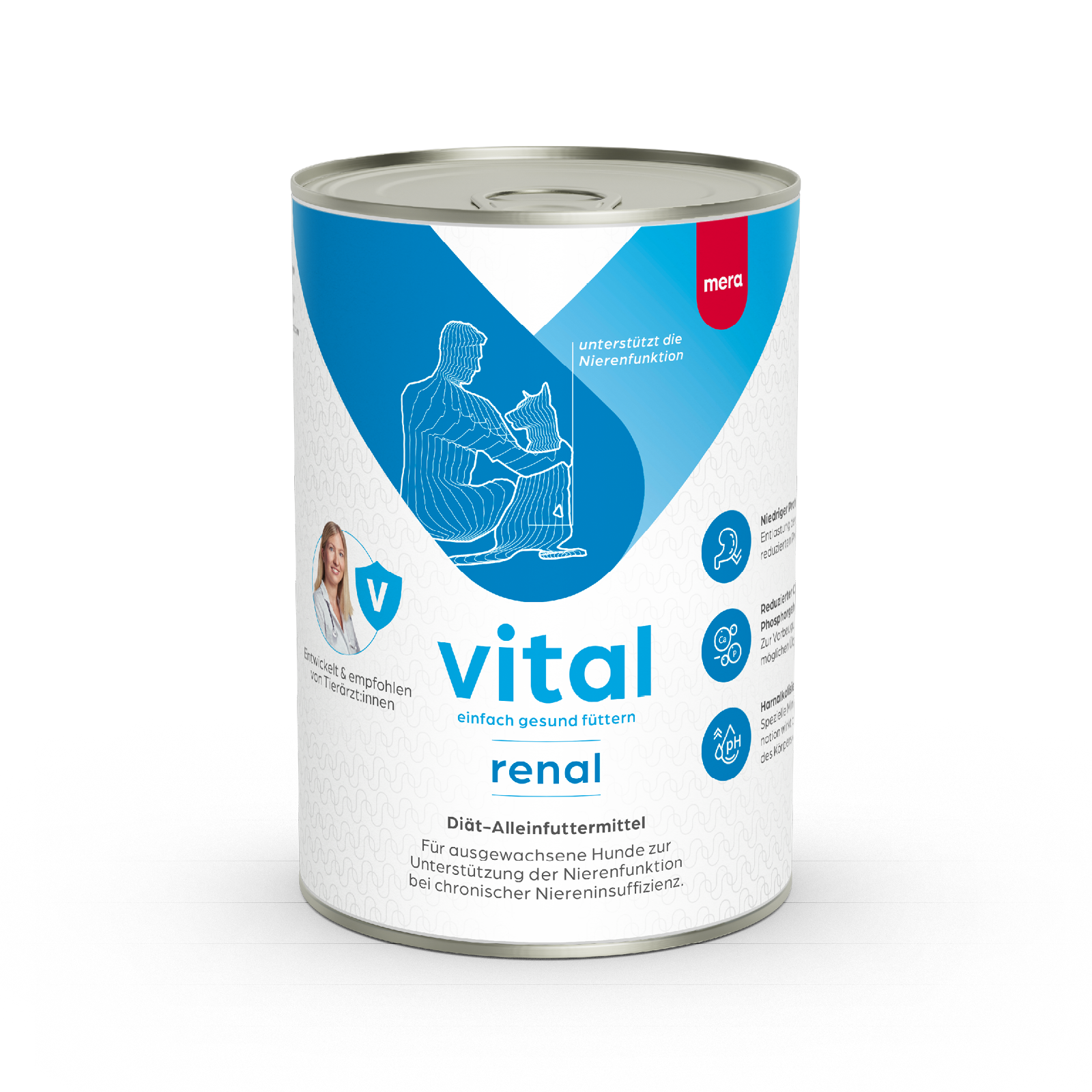 mera vital renal Hund Nassfutter Verpackung