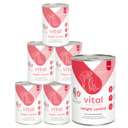 mera vital Hund weight control Nassfutter Pyramide