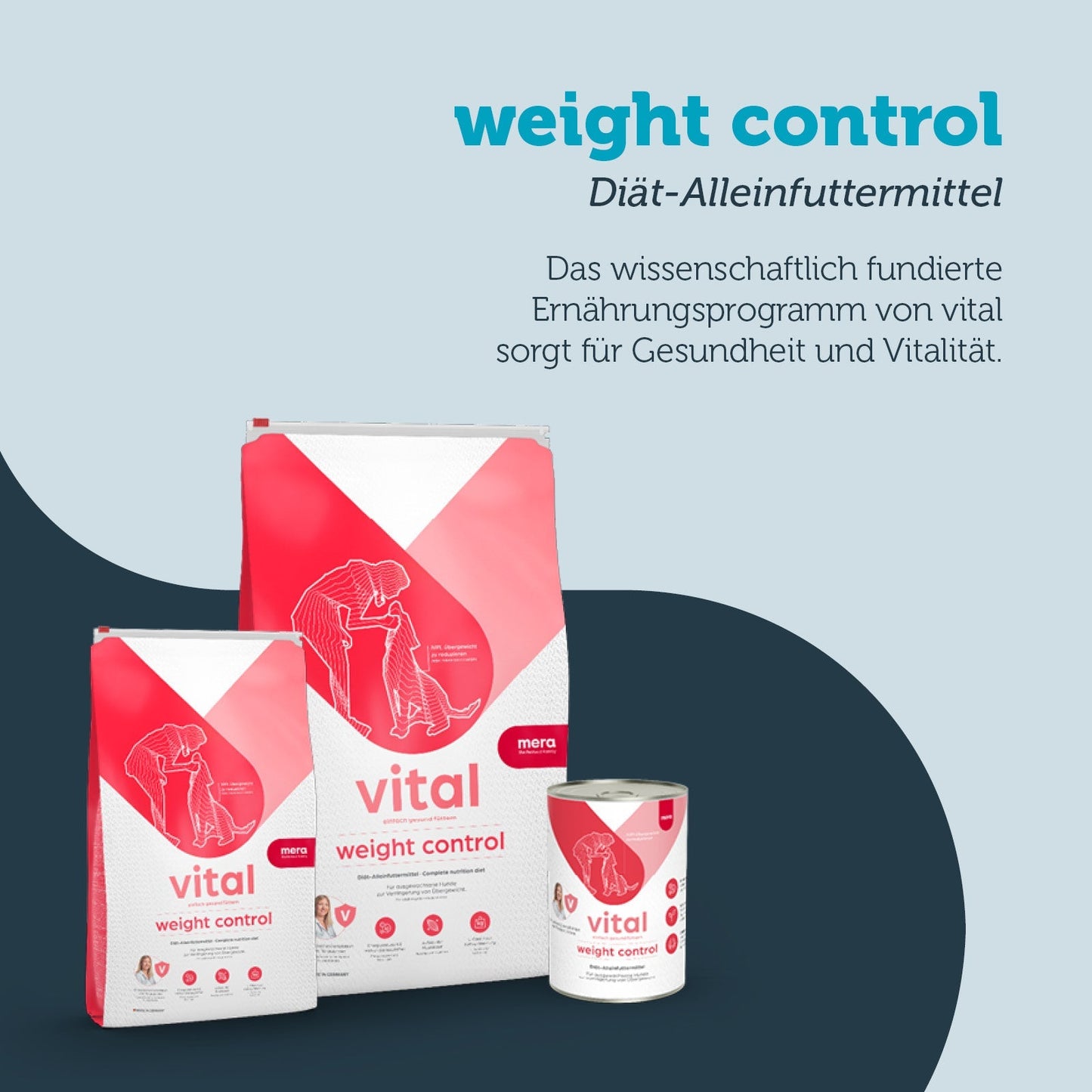mera vital weight control Hund Nassfutter Cross-Selling Produkte