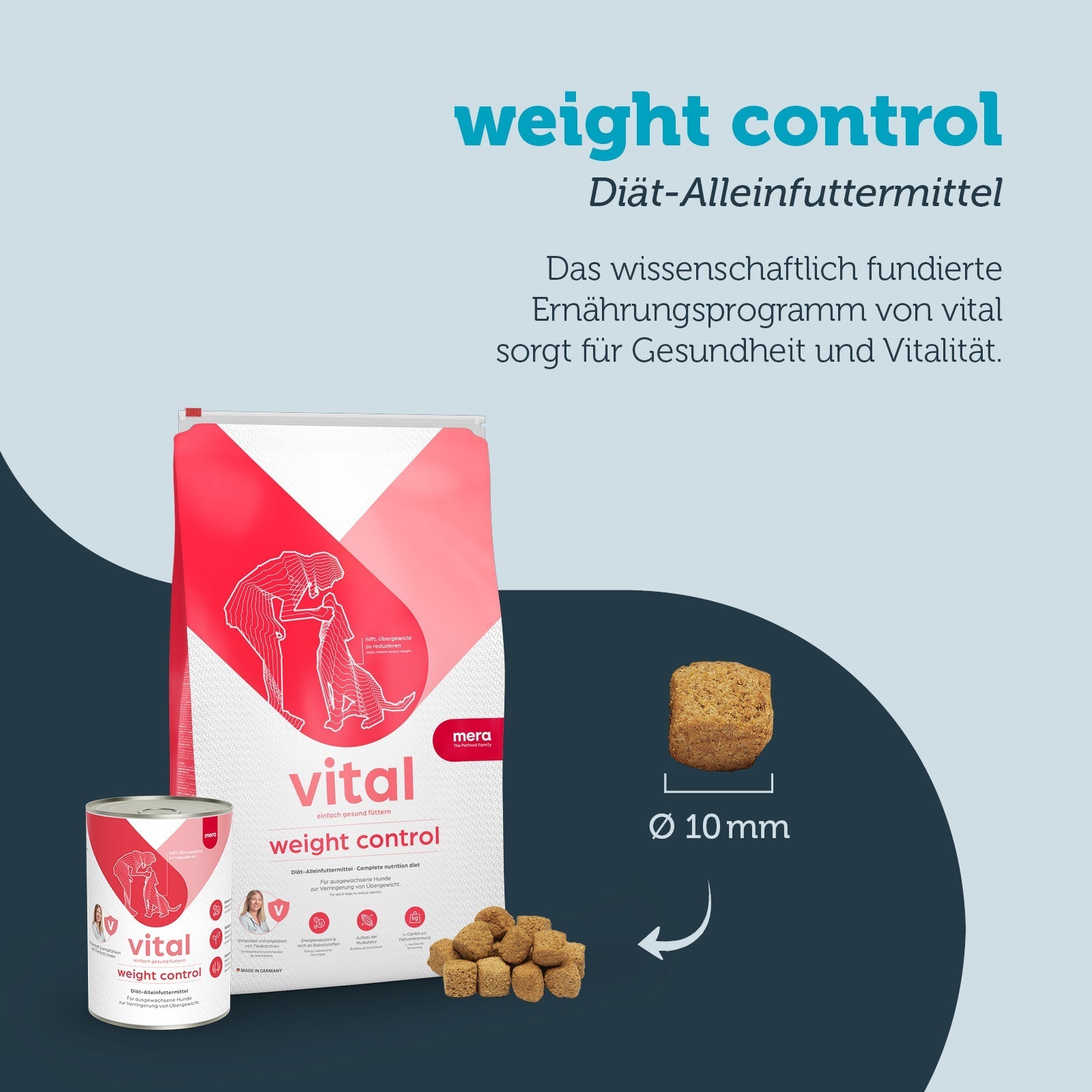 mera vital weight control Hund Produkteigenschaften