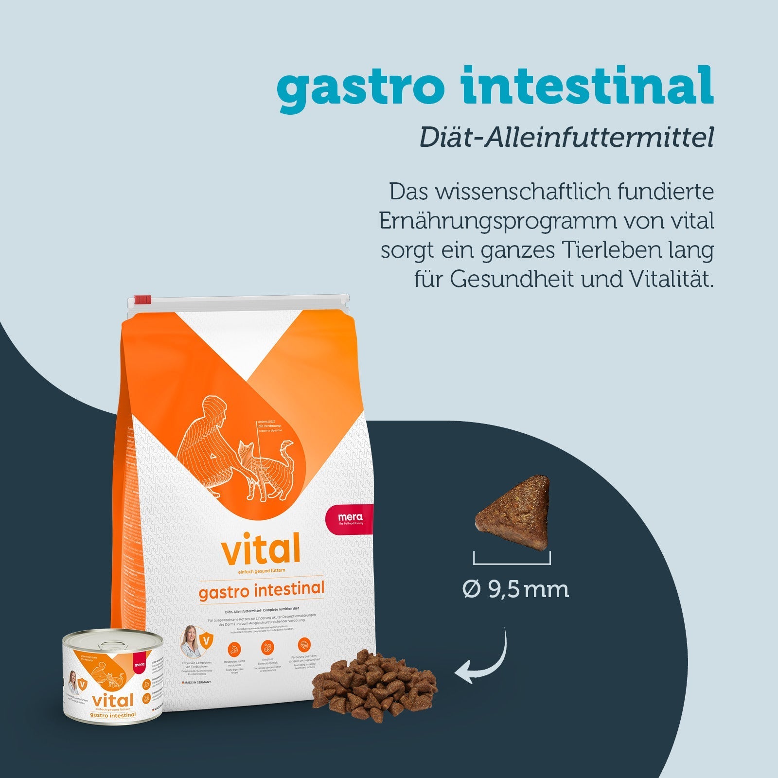 mera vital gastro intestinal Katze Produkteigenschaften