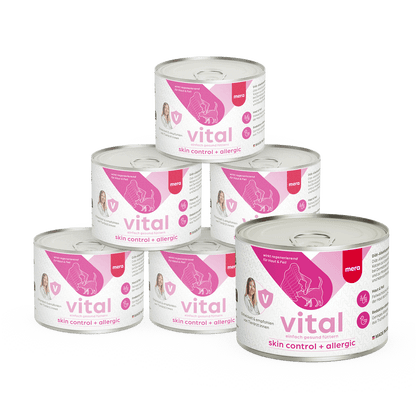 mera vital Katze skin control Nassfutter Pyramide