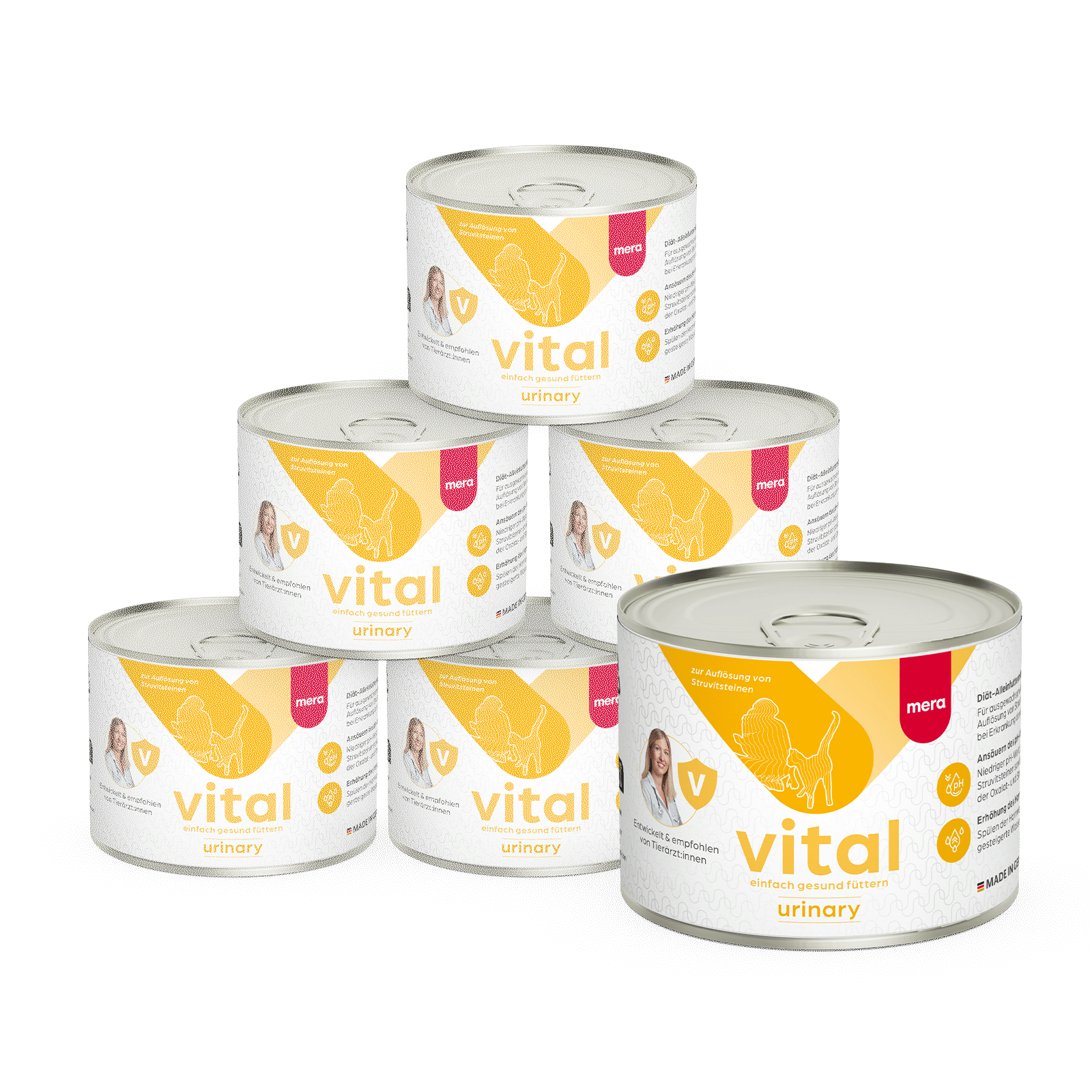 mera vital Katze urinary Nassfutter Pyramide