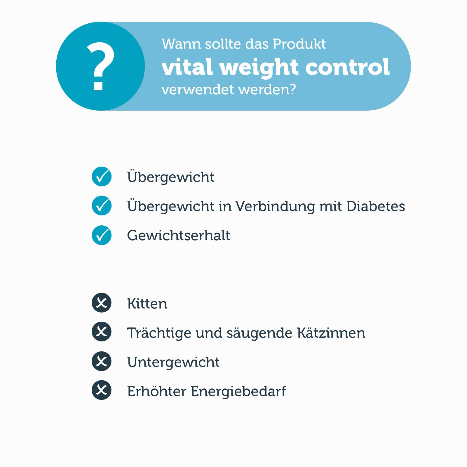 mera vital weight control Katze Nassfutter Anwendungsgebiete