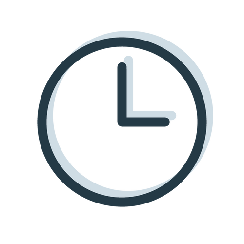 mera blaue Uhr icon