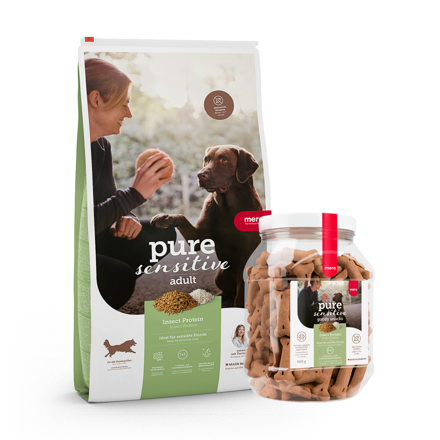 mera pure sensitive Bundle Insect Protein Goody Snack Packshot