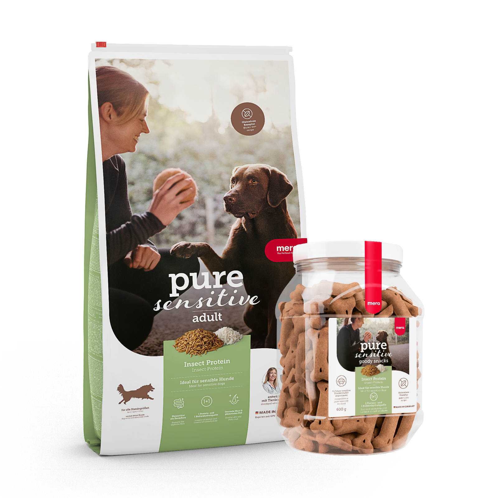 mera pure sensitive Bundle Insect Protein Goody Snack Packshot