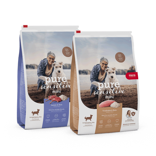 Mini Trockenfutter Bundle Truthahn & Reis + Lamm & Reis (je 4kg)