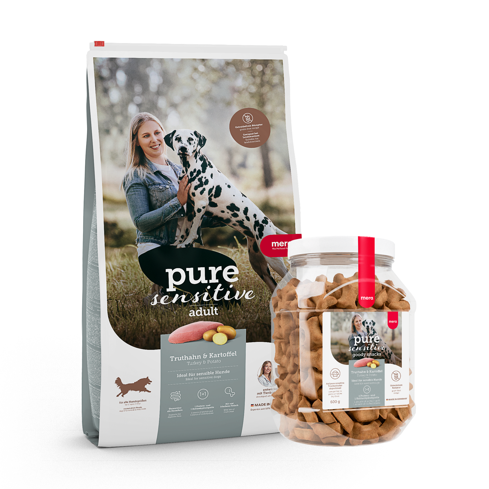 mera pure sensitive Bundle Truthahn & Kartoffel Goody Snack Packshot