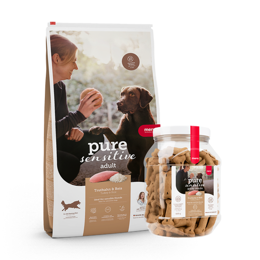 mera pure sensitive Bundle Truthahn & Reis Goody Snack Packshot