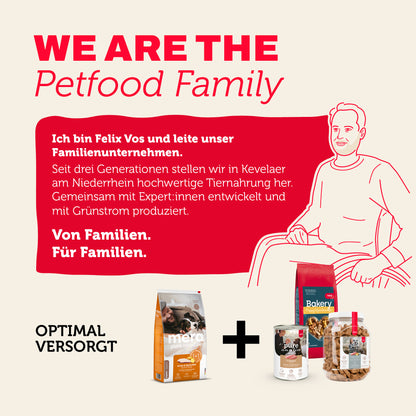 Tiernahrung von mera: Familienunternehmen mit Produkten für eine ausgewogene Versorgung