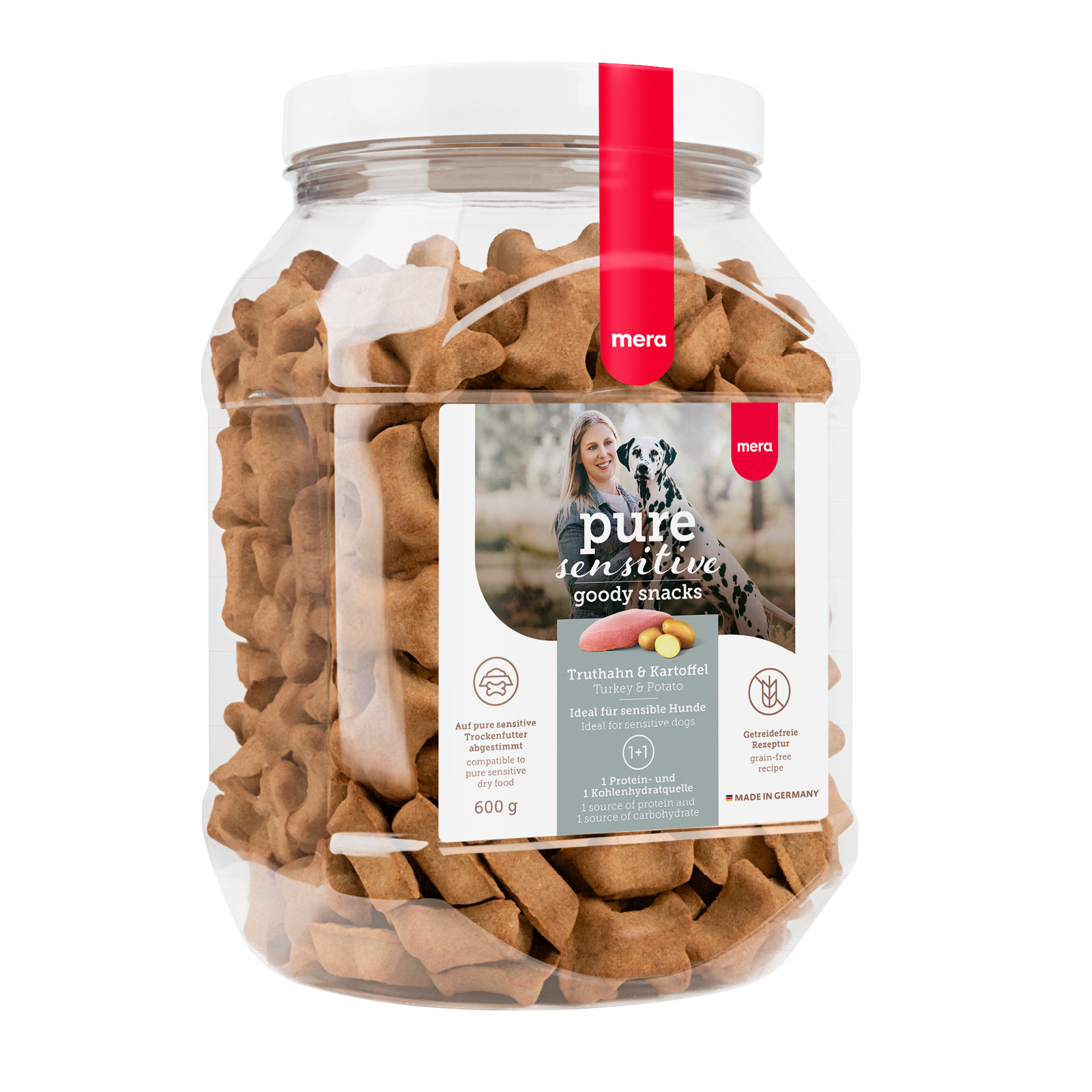 mera pure sensitive goody snacks Truthahn & Kartoffel Packshot