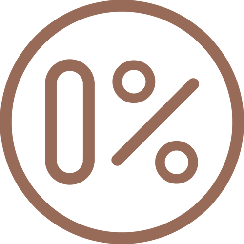 mera pure sensitive icon 0 Prozent braun