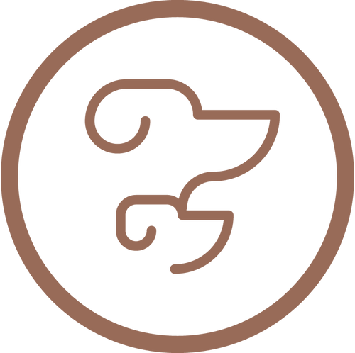 mera pure sensitive Icon Kontur Hund braun