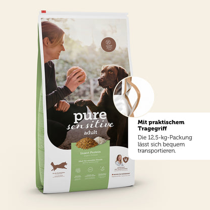 Insect Protein Trockenfutter mit Tragegriff