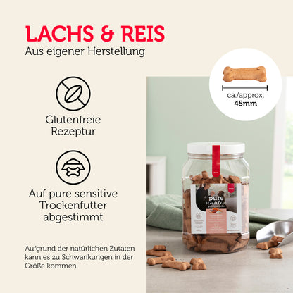mera pure sensitive Goody Snacks Lachs & Reis Soft Benefits
