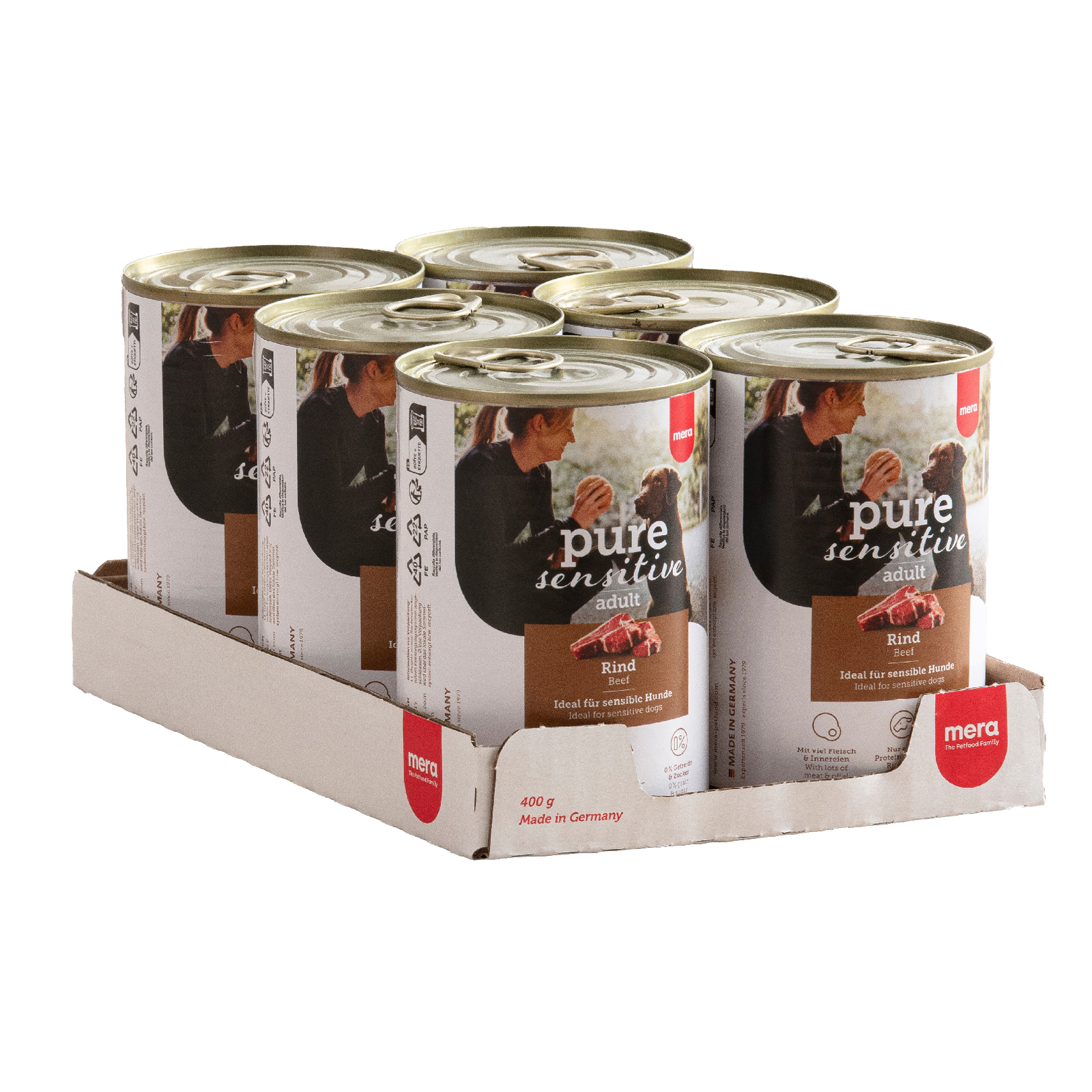 mera pure sensitive Rind Nassfutter Packshot