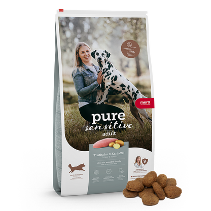 mera pure sensitive Truthahn & Kartoffel Trockenfutter Packshot