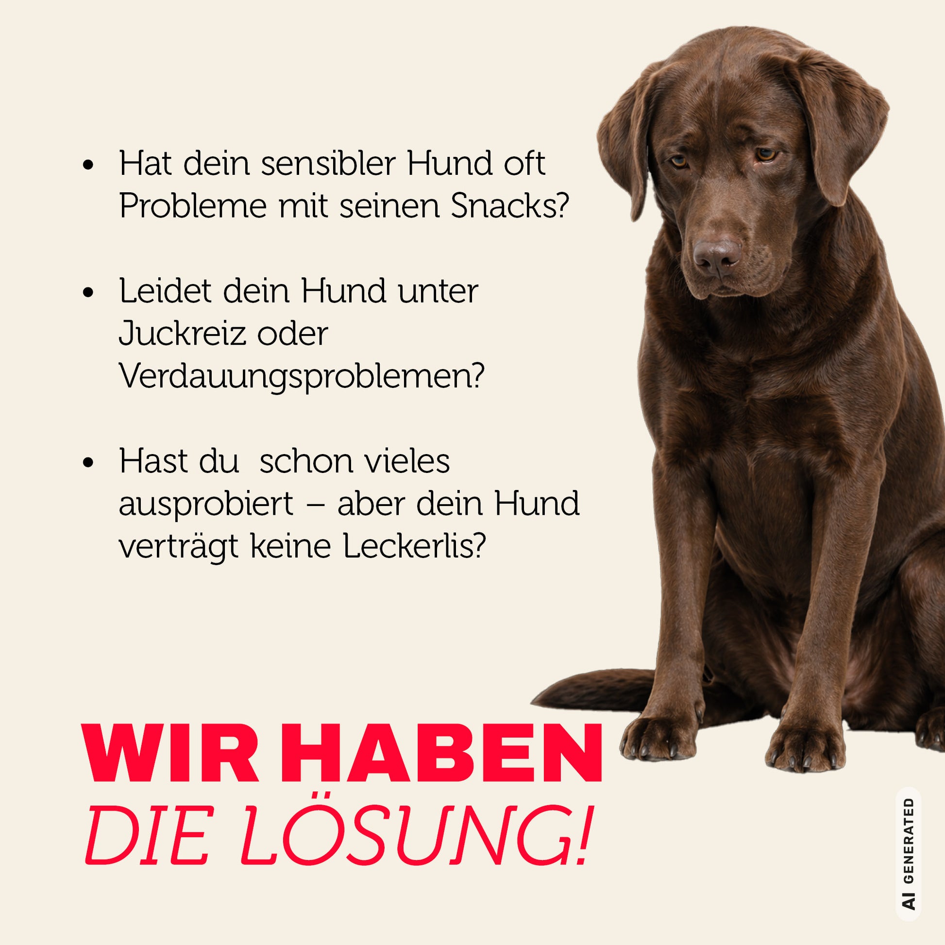 mera pure sensitive Goody Snacks Truthahn & Reis Probleme