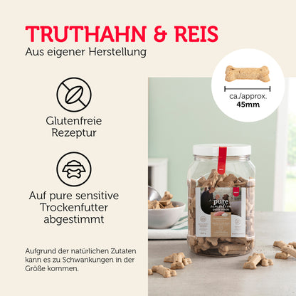 mera pure sensitive Goody Snacks Truthahn & Reis Soft Benefits