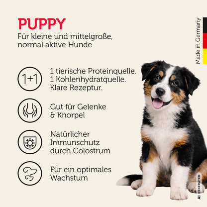 mera pure sensitive Puppy Truthahn & Reis Lösungen