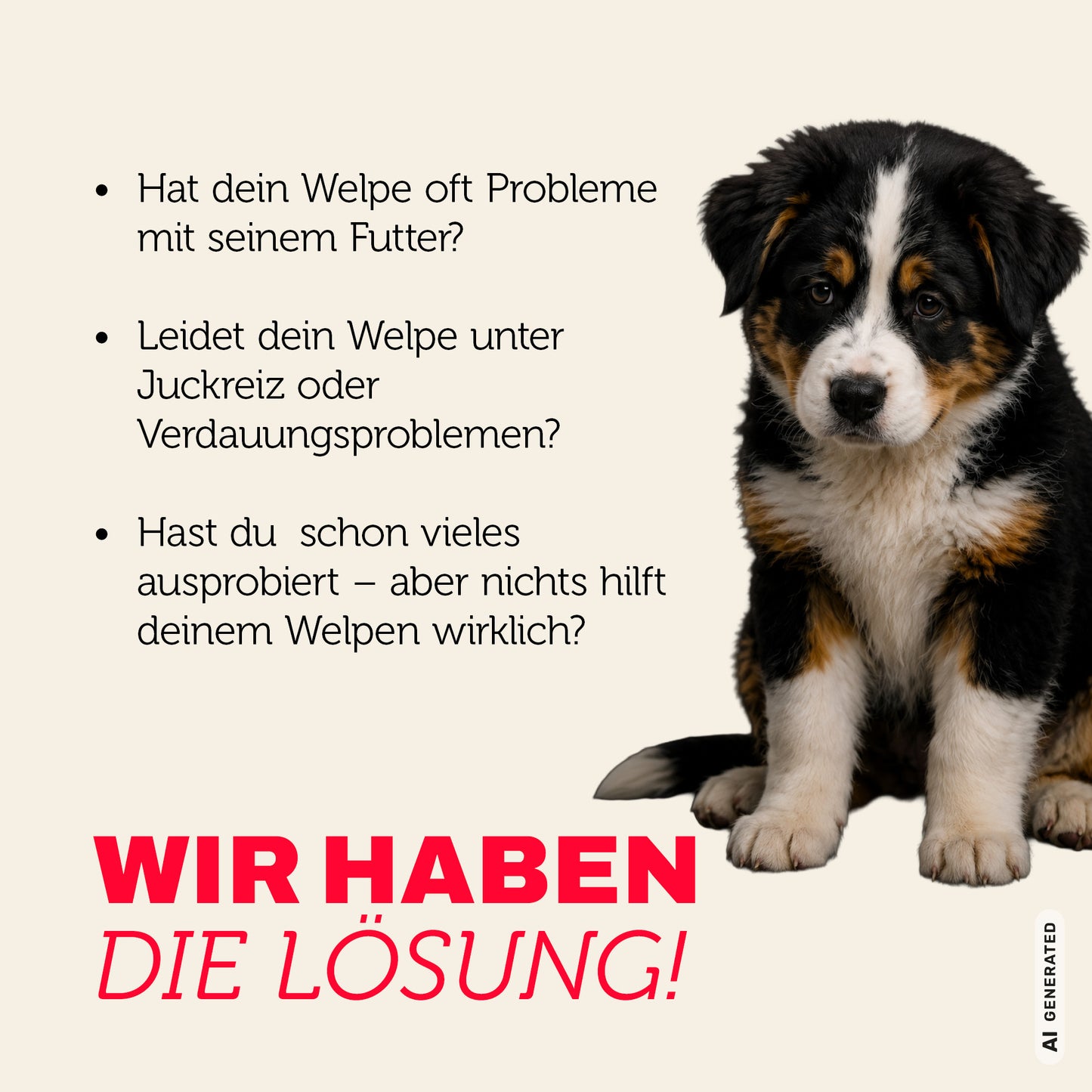 mera pure sensitive Puppy Truthahn & Reis Probleme