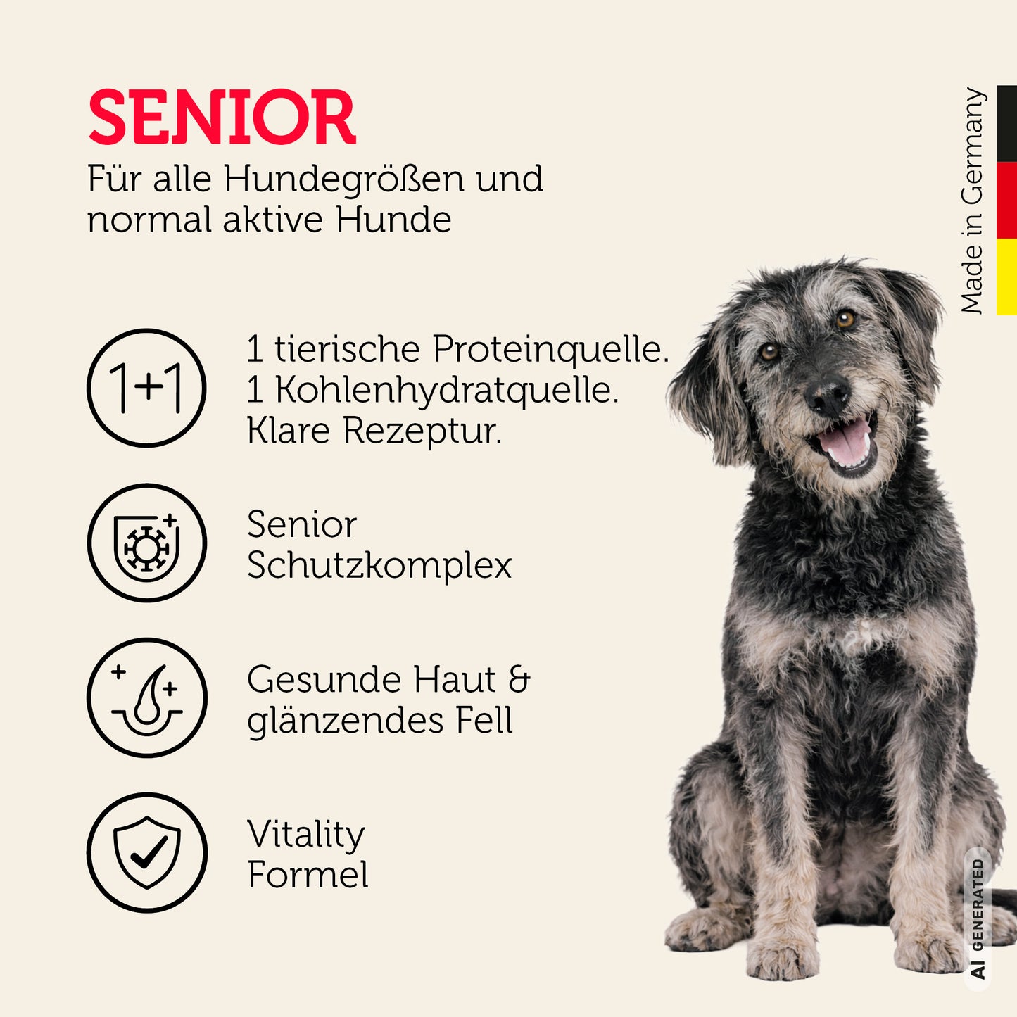 Senior Truthahn & Reis Trockenfutter