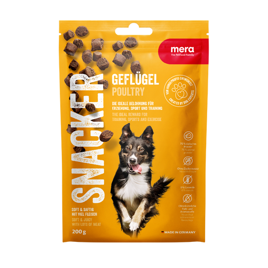 mera SNACKER Geflügel Verpackung