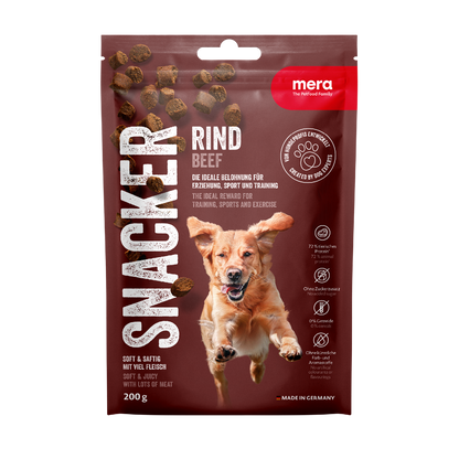 mera SNACKER Rind Verpackung