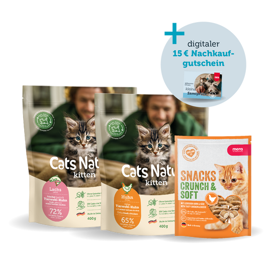 mera Cats Nature Bundle Willkommenspaket Kitten